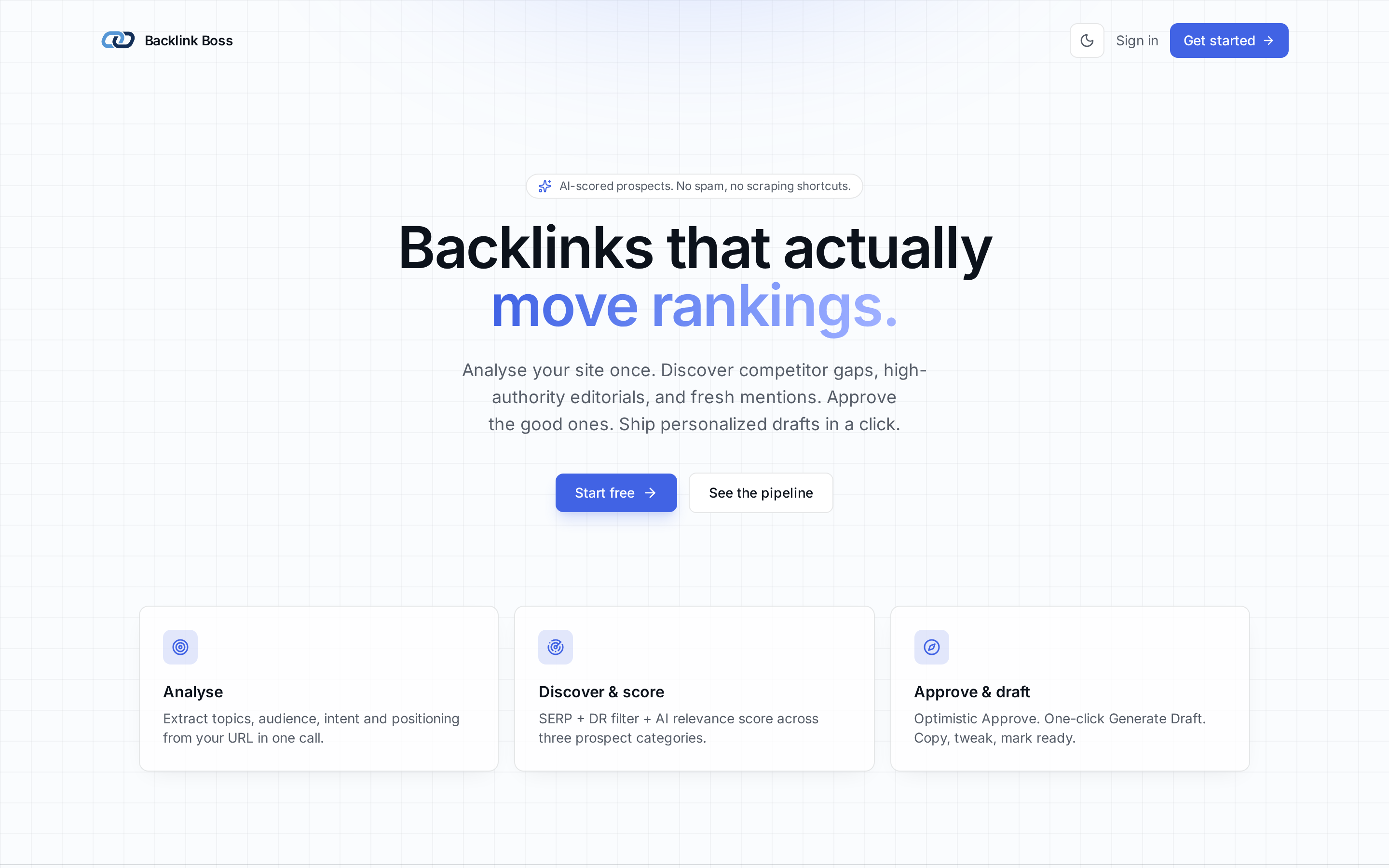 Backlinks that actually move rankings